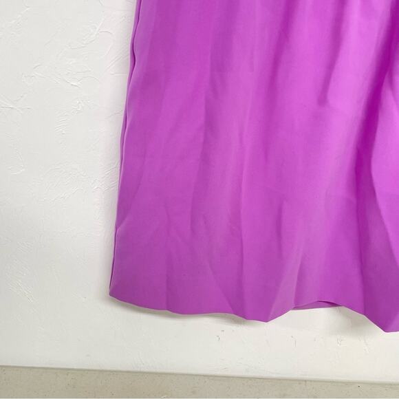J Crew Purple Sleeveless Fit & Flare Mini Dress Womens 4 Classic Lavender Preppy - Picture 9 of 10